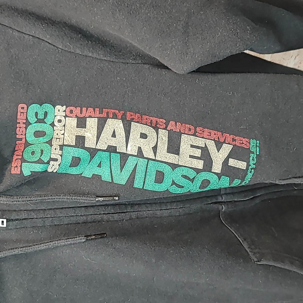 Harley davidson zip up hoodie Smoky mountains men's small - Picture 2 of 5